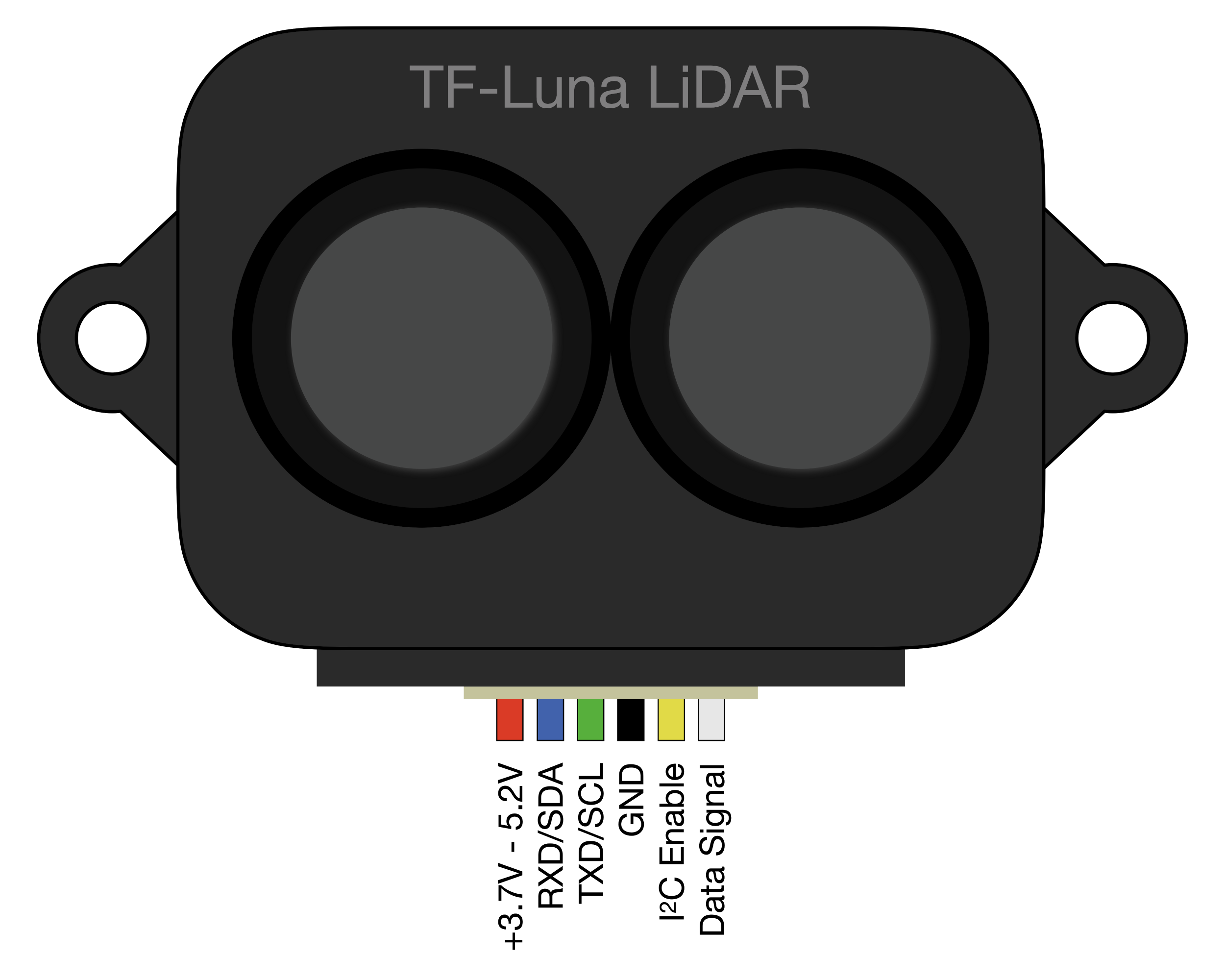 Pinout TF-Luna Lidar